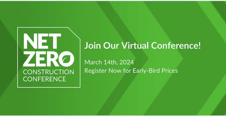 Net Zero Construction Conference 2024, Online