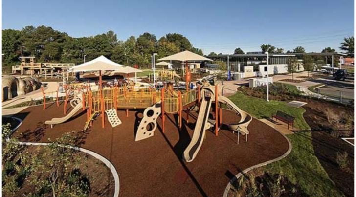 Livable Public Play Spaces that Integrate Natural Systems
