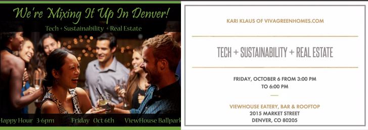 Network at the Solar Decathlon - VivaGreenHomes Hosts a Tech, Sustainability & Real Estate Mixer, Friday Oct 6, 3-6 pm, Denver