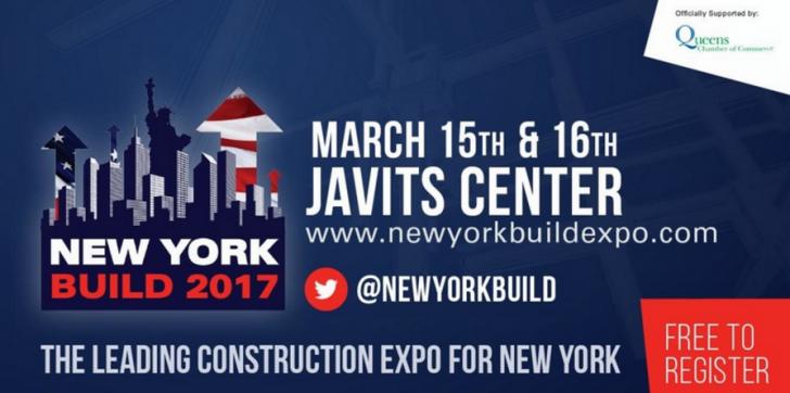 New York Build Expo 2017 - March 15th & 16th at Javits Center - Free event