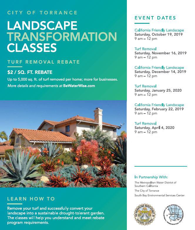 California Friendly Landscape Class SBES Torrance California