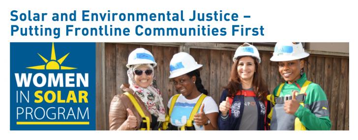 Webinar: Solar and Environmental Justice – Putting Frontline Communities First, July 26, 11 am PST