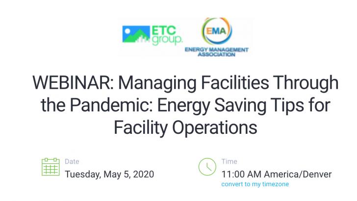 Managing Facilities Through the Pandemic: Energy Saving Tips for Facility Operations
