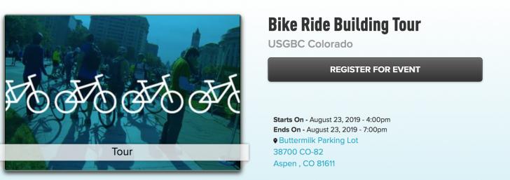 Green Building Bike Tour, Aspen