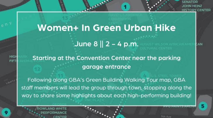 Green Building Walking Tour:  Women+ In Green Urban Hike
