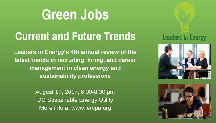 Green Jobs: Current and Future Trends in DC on August 17