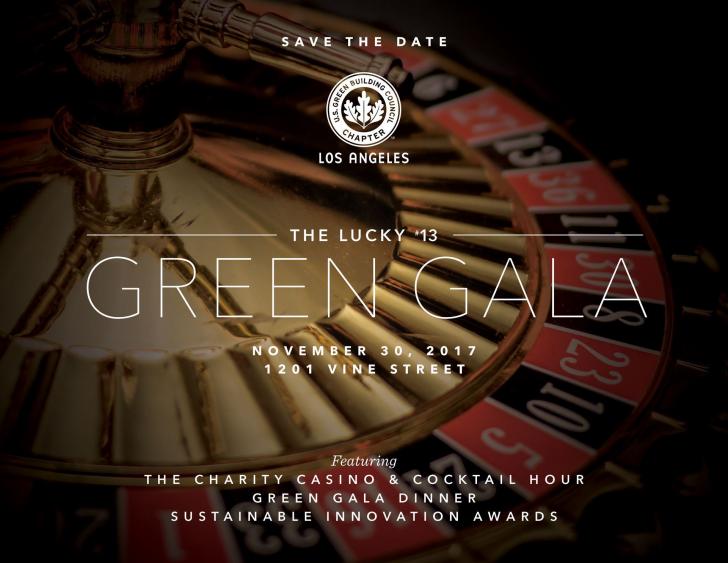"The Lucky 13," Green Gala featuring  the 7th Annual Sustainable Innovation Awards, November 30, USBGC Los Angeles