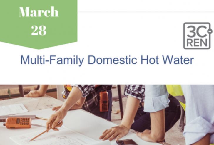 Free Webinar: Multy-Family Domestic Hot Water, March 28