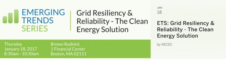 Resilience, Clean Energy