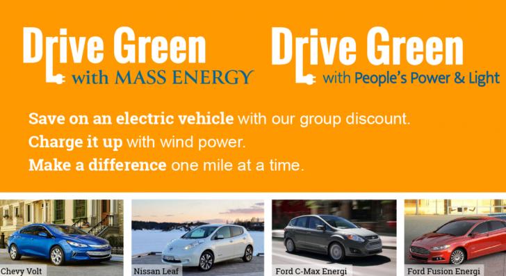"Drive Green" Rebate Programs in RI, MA: Buy Electric Vehicles at Lower Rates- Extended through June 30!!