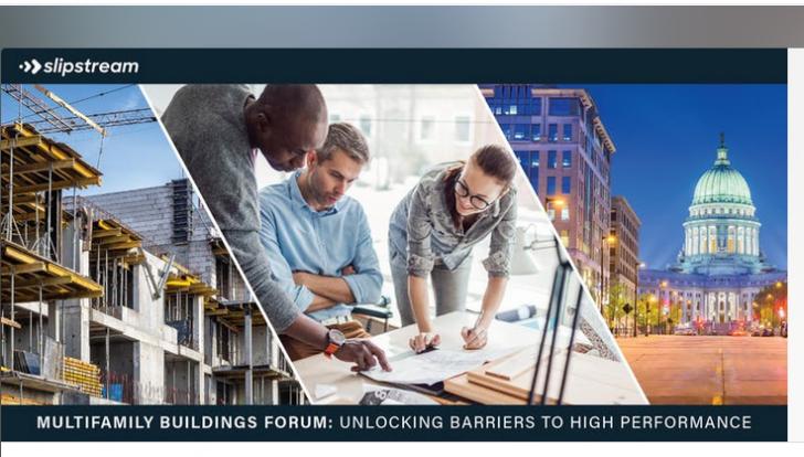 Multifamily Buildings forum: Unlocking Barriers to High Performance,