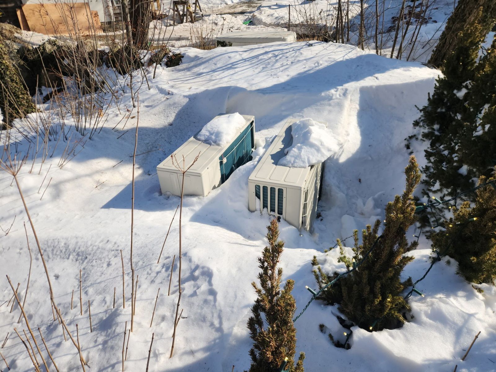 Heat Pumps in the Snow, Coastal Massachusetts 