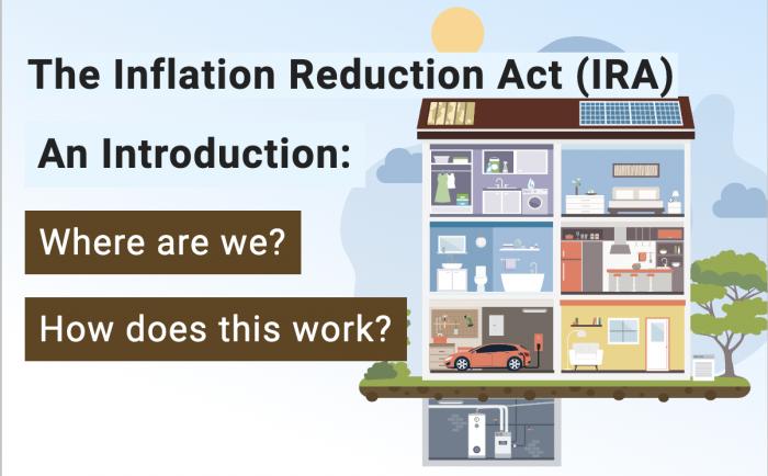 The Inflation Reduction Act (IRA), Introduction & Update The Inflation Reduction Act (IRA), Introduction & Update