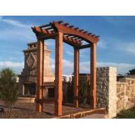 Arbor and Pergola kits from thermally modified wood