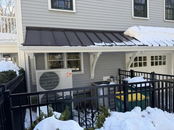 VRF Heat Pump Installation in Winter