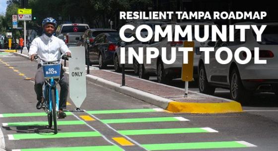 Tampa Resilience Survey Open Bike Lane in Tampa