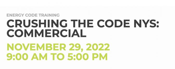 Crushing the NYCECC Code NYS: Residential