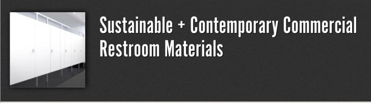 Commercial Restroom Materials