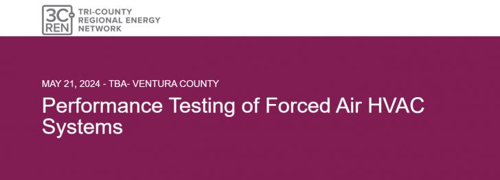 Performance Testing of Forced Air HAC Systems