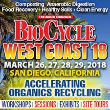 The 31st Annual BioCycle West Coast 18, Mar 26 - 29, San Diego, California