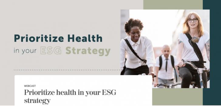 IWBI Webinar: Prioritizing Health in Your ESG Strategy