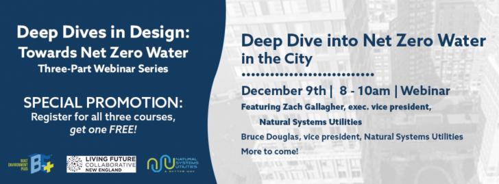 Webinar: Deep Dive into Net Zero Water in the City