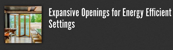 Webinar: Expansive Openings for Energy Efficient Settings