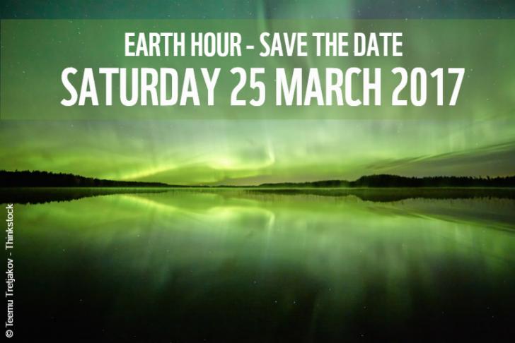 Participate in Earth Hour 2017 from your Cities, 3/25, 8:30 PM your local time