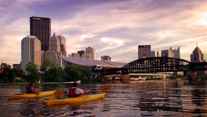 Green Building Kayak Tour, Pittsburgh
