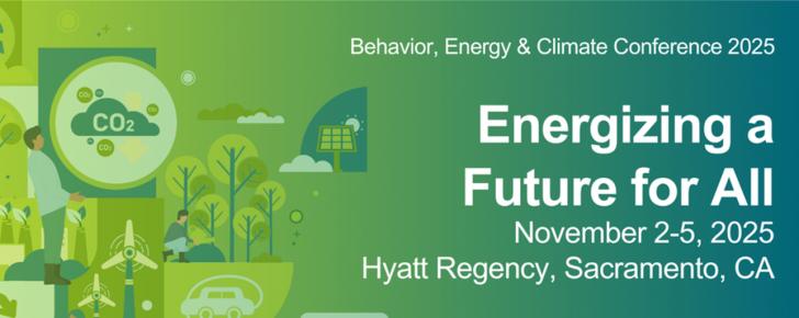 California The BECC (Behavior, Energy & Climate Change), November 2-5, Sacramento, California