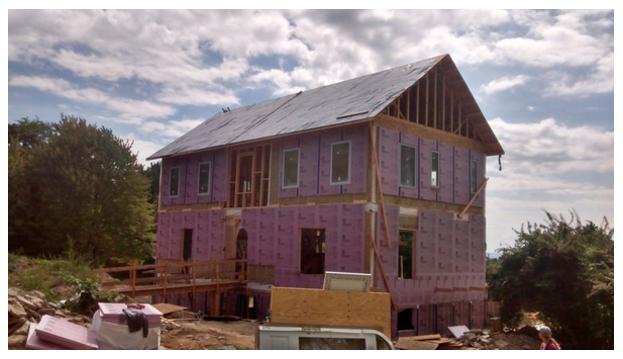 Open House of Passive House in Construction at Little Birds Farm Saturday, February 4, 2017, 1:30 pm. 72 Hartwood Club Road, Sparrowbush, NY