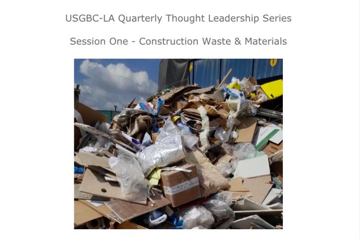 Construction Waste and Materials, Los Angeles