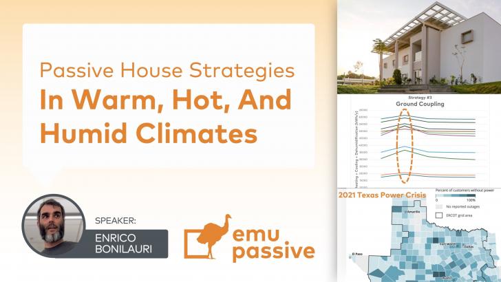 Free Webinar: Passive House Strategies in Warm, Hot, and Humid Climates, July 9, 12 pm PT