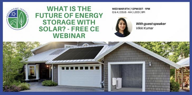 What is the future of energy storage with solar?