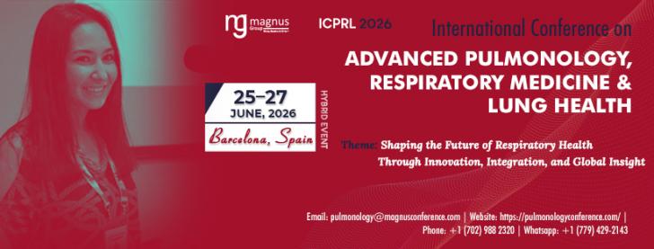 International Conference on Advanced Pulmonology, Respiratory Medicine & Lung Health