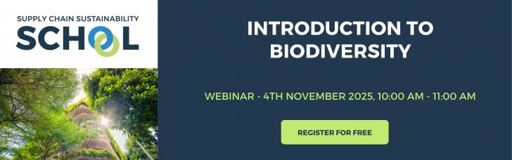 Free Webinar: Introduction to Biodiversity, November 4, 10 - 11 am BST