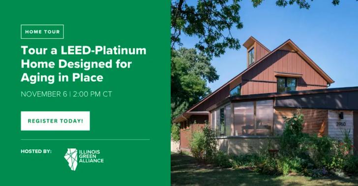 Tour a LEED-Platinum Home Designed for Aging in Place, November 6, Western Springs, Illinois