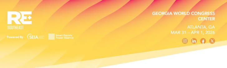 RE+ Southeast 2026, March 31 - April 1, Atlanta, Georgia