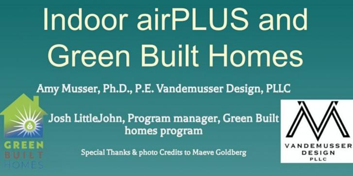 Indoor airPLUS & Green Built Homes: Green Built Alliance