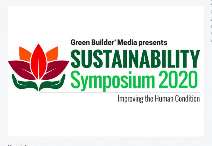4th Annual Sustainability Symposium 2020, January 20, 2020, Las Vegas