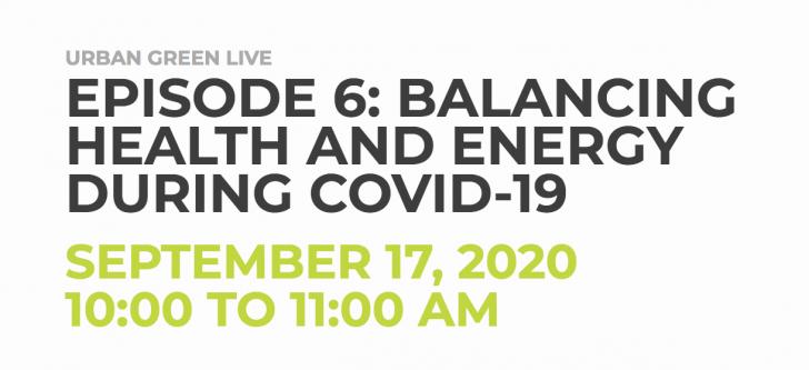 Balancing Health and Energy During COVID19