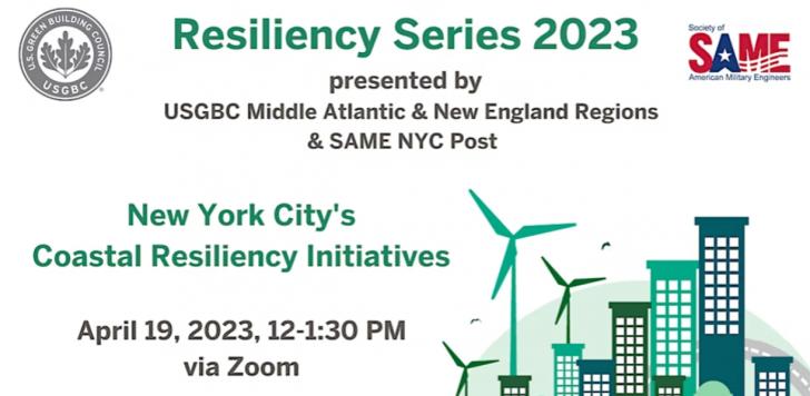 Free Webinar: Resiliency L+L: New York City's Coastal Resiliency Initiatives, April 19