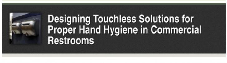 green hygiene, plumbing, restrooms, commercial, design, covid