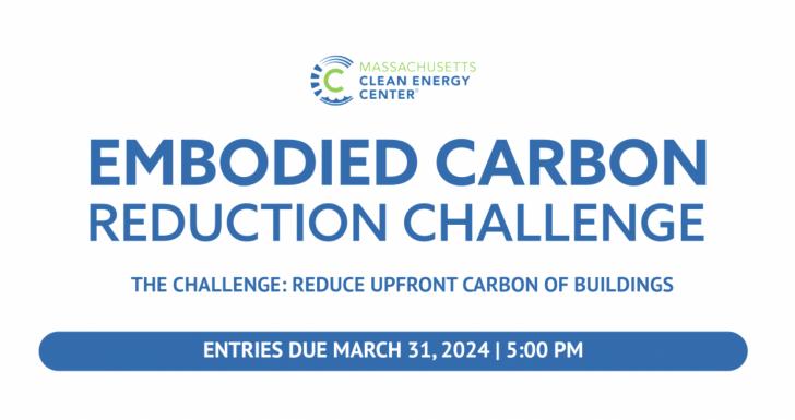 Embodied Carbon Reduction Challenge, Massachusetts