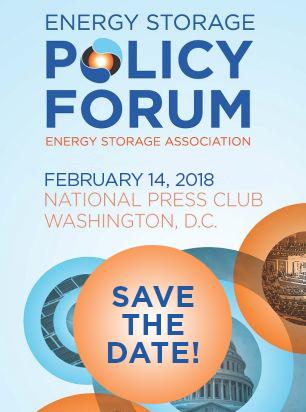 The 4th Annual Energy Storage Policy Forum, Feb 14th, Washington DC