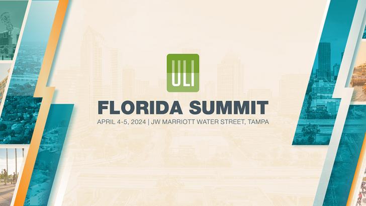 ULI Florida Summit, April 4-5, Tampa