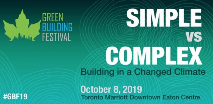 The 2019 Green Building Festival, Toronto