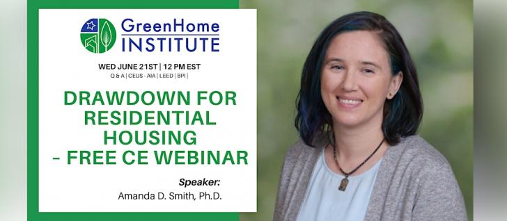 Free Webinar: Drawdown for residential housing, June 21,