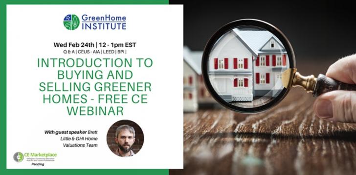 Introduction to Buying and Selling Greener Homes