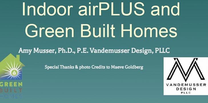 online courses, indoor air quality, green homes,